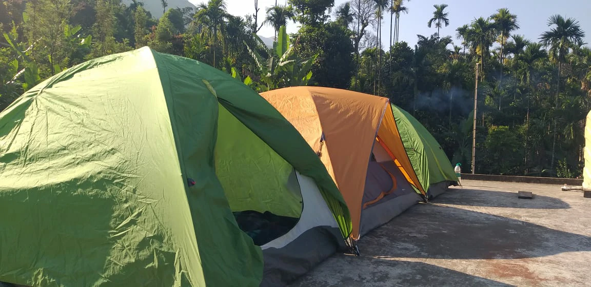 Four Sharing 2 Tents Minimum 5 Pax